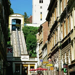 Funicular, Zagreb, Croatia, Europe