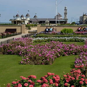 Gardens and Clocktower, Herne Bay, Kent, England, United Kingdom, Europe
