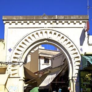 Gate to Medina, Tangier, Morocco, North Africa, Africa