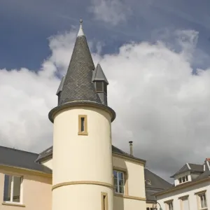 A gate tower at the Schloss