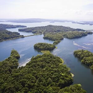 Gatun Lake near Panama Canal, Panama, Central America