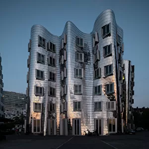 Gehry Bauten, architect Zaha Hadid, Medienhafen, Dusseldorf, North Rhine-Westphalia, Germany, Europe