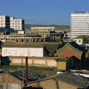 General view of Ulan Bator, Tov, Mongolia, Central Asia, Asia