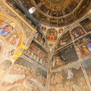 Giusto de Menabuoi frescoes in the Baptistery of the Cathedral of the Assumption of Mary of Padua