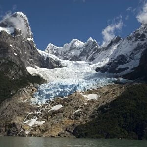 Glaciar Balmaceda (Balmaceda Glacier), Fjord Ultima Esperanza, Puerto Natales, Patagonia, Chile, South America