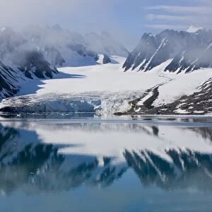 Glacier, Spitzbergen, Svalbard, Norway, Arctic, Scandinavia, Europe