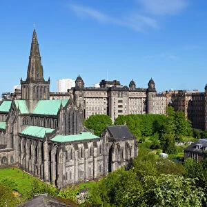 Glasgow Cathedral and Royal Infirmary, Glasgow, Scotland, United Kingdom, Europe