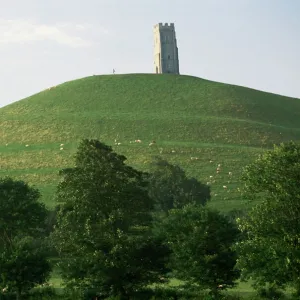 Glastonbury Tor, Somerset, England, United Kingdom, Europe