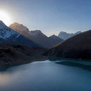 Gokyo Lake in the Everest region, Himalayas, Nepal, Asia