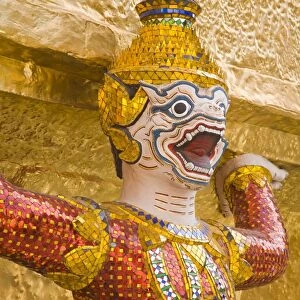 Detail of golden chedis at Royal Grand Palace, Rattanakosin District, Bangkok