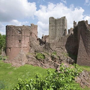 Goodrich Castle, Wye Valley, Herefordshire, England, United Kingdom, Europe