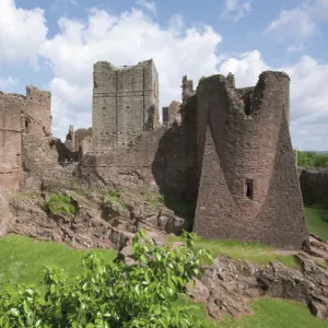 Goodrich Castle, Wye Valley, Herefordshire, England, United Kingdom, Europe