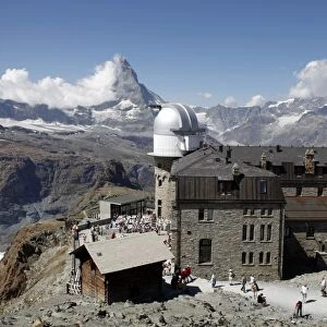 Gornergrat and the Matterhorn, Zermatt, Valais, Swiss Alps, Switzerland, Europe