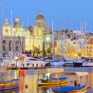 Grand Harbour Marina, Vittoriosa (Birgu), The Three Cities, Malta, Mediterranean, Europe