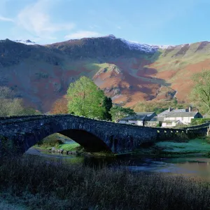 Grange in Borrowdale, Lake District National Park, Cumbria, England, United Kingdom