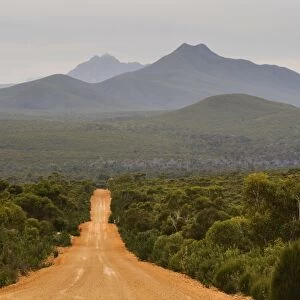 Gravel road, Stirling Range, Stirling Range National Park, Western Australia
