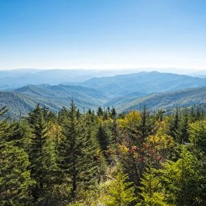 Great Smoky Mountains National Park, Clingmans Dome, border of North Carolina and Tennessee