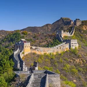 Great Wall of China, UNESCO World Heritage Site, dating from the Ming Dynasty, Jinshanling, Luanping County, Hebei Province, China, Asia