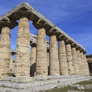 Greek temples of Hera and Neptune, UNESCO World Heritage Site, Campania, Italy, Europe