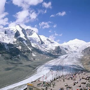 Grossglockner glacier, the longest glacier in Europe, Hohe Tauern National Park