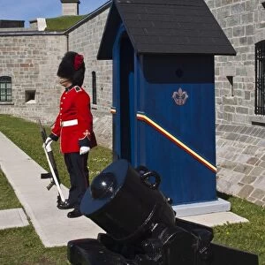 Guard at La Citadelle, Quebec City, Quebec, Canada, North America