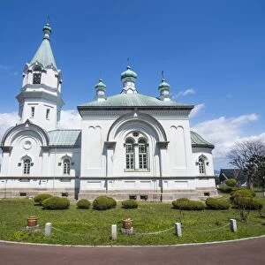 Hakodate Russian Orthodox Church, Motomachi district, Hakodate, Hokkaido, Japan, Asia