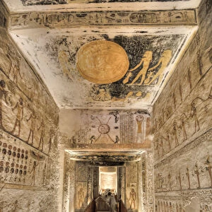 Hallway to Burial Chamber, Tomb of Ramses V and VI, KV9, Valley of the Kings