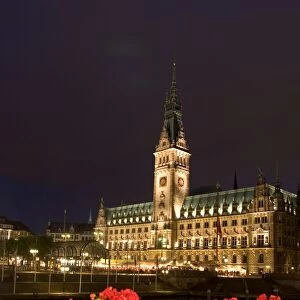 Hamburg City Hall in the Altstadt (Old Town)