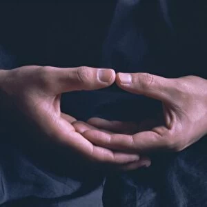 Hands, Za-Zen meditation