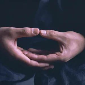 Hands, Za-Zen meditation