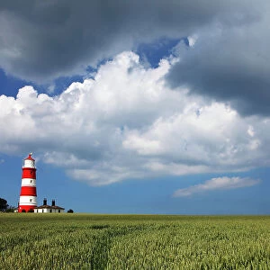 Happisburgh Lighthouse, Norfolk, England, United Kingdom, Europe