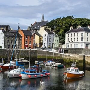 Harbour of Castletown, Isle of Man, crown dependency of the United Kingdom, Europe