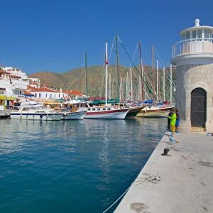Harbour, Marmaris, Anatolia, Turkey, Asia Minor, Eurasia