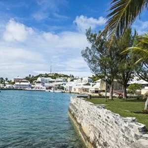 The harbour of the Unesco World Heritage Site, the historic Town of St George, Bermuda