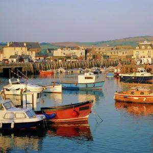 The harbour, West Bay, Dorset, England, UK