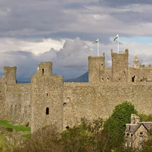 Harlech Castle, UNESCO World Heritage Site, Gwynedd, Wales, United Kingdom, Europe