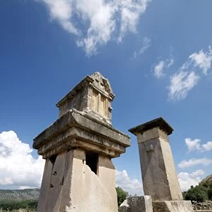 The Harpy Monument, a sarcophagus at the Lycian site of Xanthos, UNESCO World Heritage Site