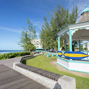 Hastings Bandstand and Beach, Christ Church, Barbados, West Indies, Caribbean, Central