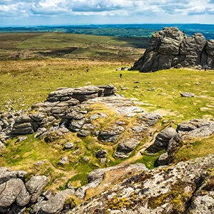 Haytor Rocks, Ilsington, Dartmoor National Park, Devon, England, United Kingdom, Europe