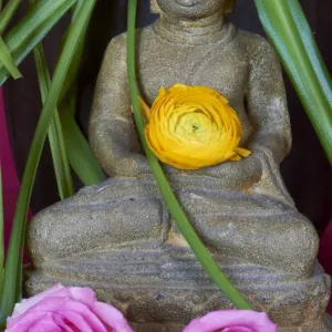 Head of Buddha statue, Bangkok, Thailand, Southeast Asia, Asia