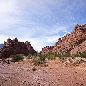 Heavy erosion, Los Colorados, Salta region, Argentina, South America