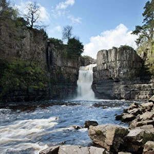High Force in Upper Teesdale, County Durham, England