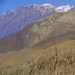 Himalayan mountains and landscape near Jharkot