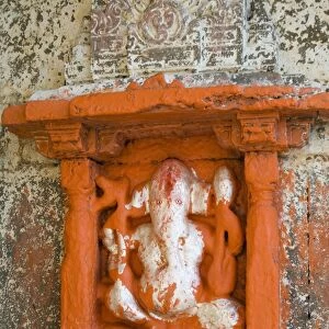Hindu shrine to Ganesh the elephant god