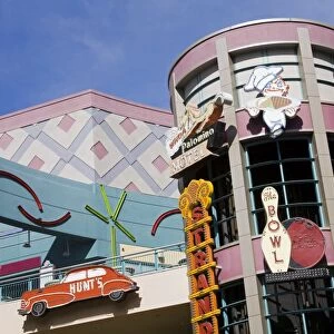 Historic neon signs in the Neonopolis Mall on Fremont Street, Las Vegas