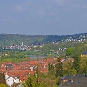 The historic town of Wertheim and its castle, Baden Wurttemberg, Germany, Europe