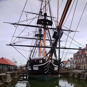 HMS Trincomalee, British Frigate of 1817, at Hartlepools Maritime Experience