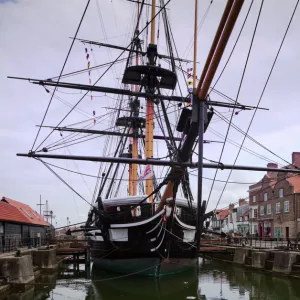 HMS Trincomalee, British Frigate of 1817, at Hartlepools Maritime Experience