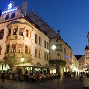 Hofbrauhaus restaurant at Platzl square