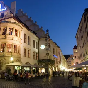 Hofbrauhaus restaurant at Platzl square